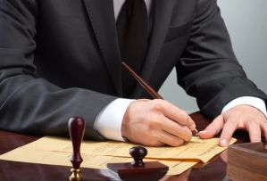 firma del heredero encontrado