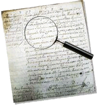 búsqueda de información genealógica en documentos