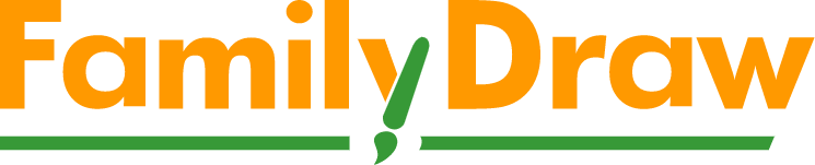 Logotipo de familydraw plantilla de árbol genealógico